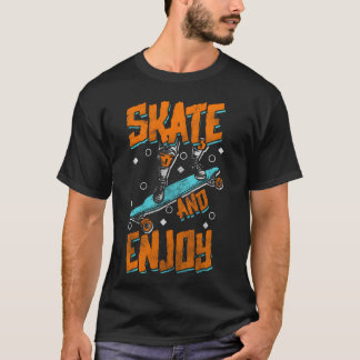 Schaatser Sport Etreme vrienden vriend T-shirt