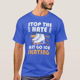Schaatser Sport jongens familie T-shirt