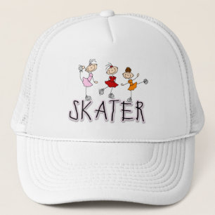Schaatser T-shirts en cadeaus Trucker Pet
