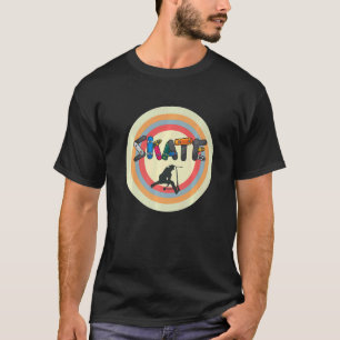 schaatser voor scooter en skaterborden t-shirt