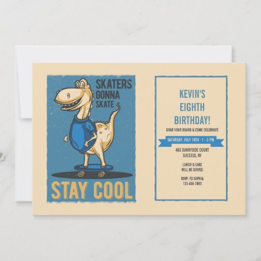 Schaatsers Gaan Schaatsen Kaart (Voorkant)