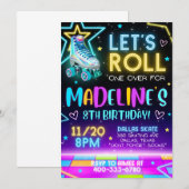 Schaatsfeest Uitnodiging (Voorkant / Achterkant)