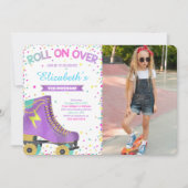 Schaatsfoto uitnodiging  (Voorkant)