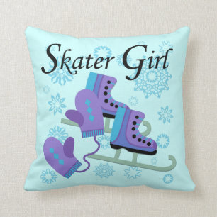 Schaatsmeisje Kussen