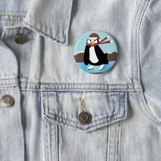 Schaatspinguïn Button (In situ)