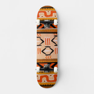 Schaatsplank van inheemse Amerikaanse Indianenstam Skateboard