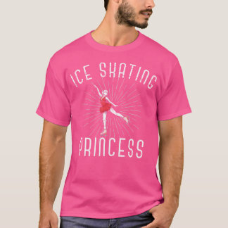 Schaatsprinses Figuurschaatsster Meisjes Vrouwen I T-shirt