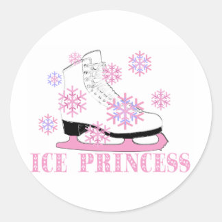 Schaatsprinses Ronde Sticker