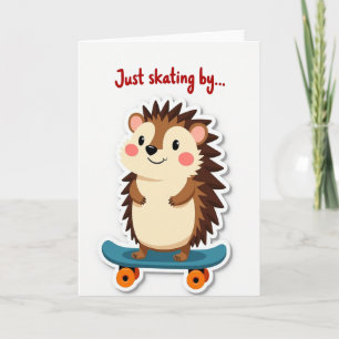 Schaatsschepsel Verjaardagskaart Kaart