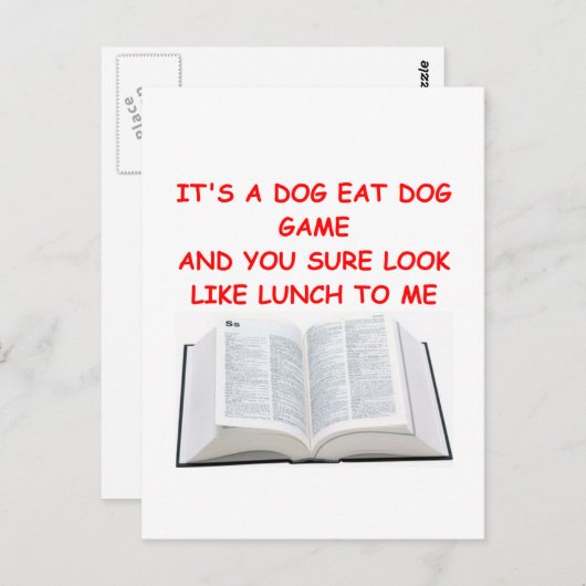 SCHABBEL BRIEFKAART (Voorkant / Achterkant)