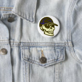 Schädel Totenkopf Kappe skull cap Ronde Button 5,7 Cm (In situ)