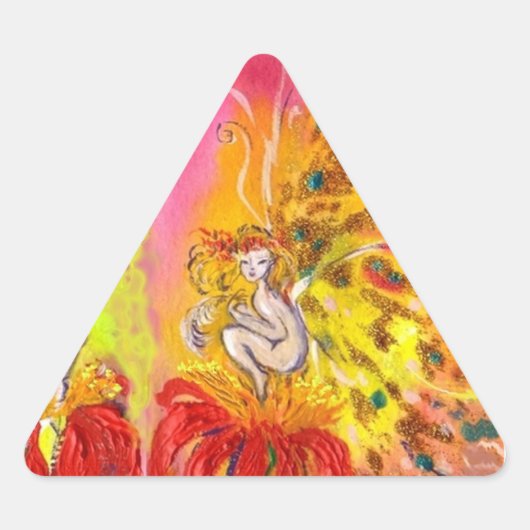 SCHADELIJKHEDEN, driehoek Driehoek Sticker (Voorkant)