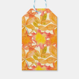 SCHADEN VAN DE ORANJE HERFST AUTUMNLEZEN CADEAULABEL