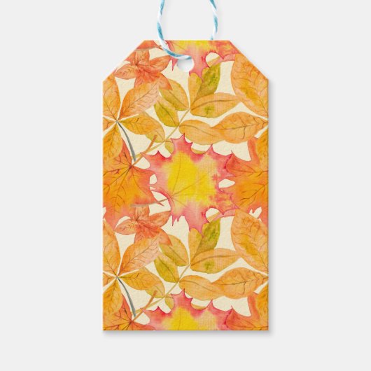 SCHADEN VAN DE ORANJE HERFST AUTUMNLEZEN CADEAULABEL (Voorkant)