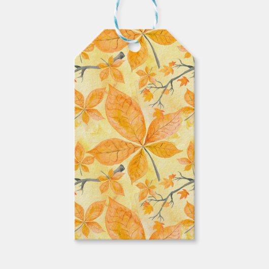 SCHADEN VAN DE ORANJE HERFST AUTUMNLEZEN CADEAULABEL (Voorkant)