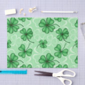 SCHADEN VAN GROENE IERSE SCHAMROKKEN TISSUEPAPIER (Craft)