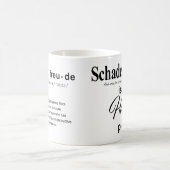 Schadenfreude* is mijn Happy Place Coffee Mok (Center)