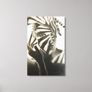 Schaduw aanraking canvas afdruk