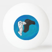 Schaduw Camel op blauw Pingpongballen (Voorkant)