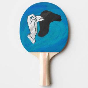Schaduw Camel op blauw Tafeltennisbatje