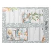 Schaduw Dame 7-daagse maaltijdplanner Notitieblok (Voorkant)