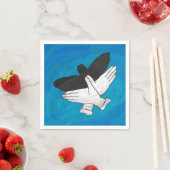 Schaduw Eagle op blauw Servet (Insitu)