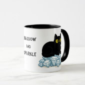 Schaduw en schittering mok (Voorkant rechts)