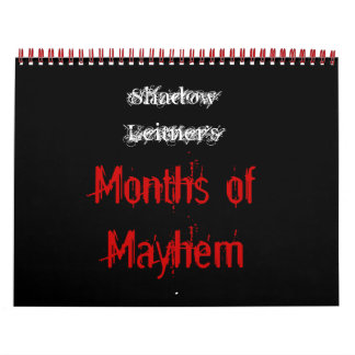 Schaduw Leitner's maanden van Mayhem Kalender