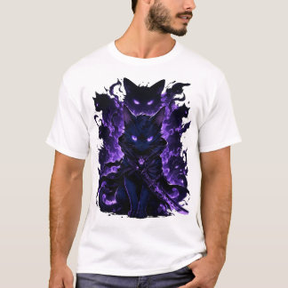 Schaduw Monarch Kat -Anime Donkere Aura T-Shirt
