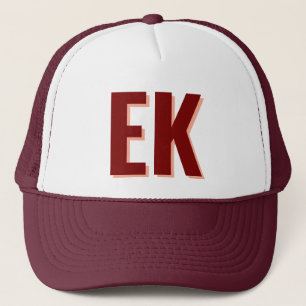 Schaduw monogram Strand Bruidsfeestparty Favoriete Trucker Pet