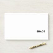 schaduw post-it® notes (Op bureau)