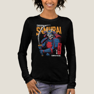 Schaduw Samurai Skelet Krijger in Blauwe Harnas me Tri-Blend Shirt