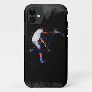 Schaduw Step Trick Scooter Kunst iPhone 11 Hoesje