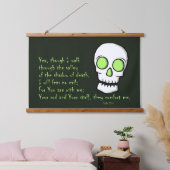 Schaduw van de dood - schedel hangend wandkleed (Slaapkamer)