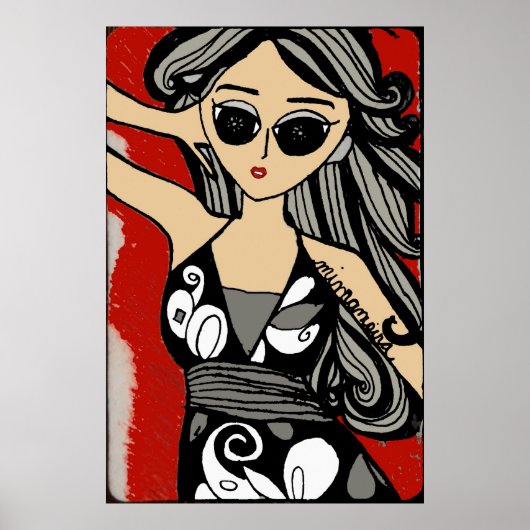 Schaduw van Glamor Poster (Voorkant)