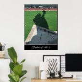 Schaduw van het Poster van de Vrijheid (Thuiskantoor)