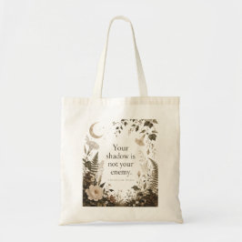 Schaduw Werk Botanische Vintage Bloemige Citaat Tote Bag