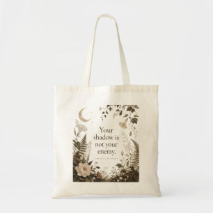 Schaduw Werk Botanische Vintage Bloemige Citaat Tote Bag