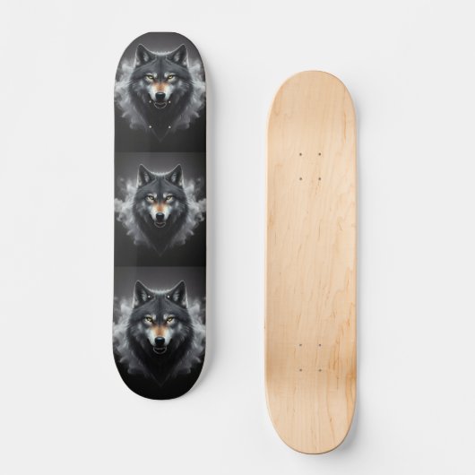 Schaduw Wolf Skateboard (Voorkant)