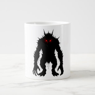 Schaduwdemon Monster Rode Ogen Horror cadeau Extra Grote Beker