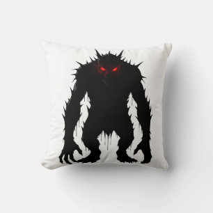 Schaduwdemon Monster Rode Ogen Horror cadeau Kussen