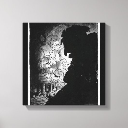 Schaduwen - canvas afdruk (Voorkant)