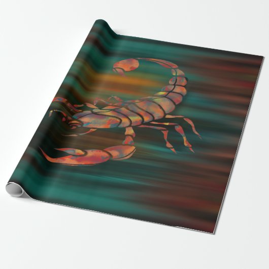 Schaduwen dansen van de Scorpion koning Cadeaupapier (Uitgerold)