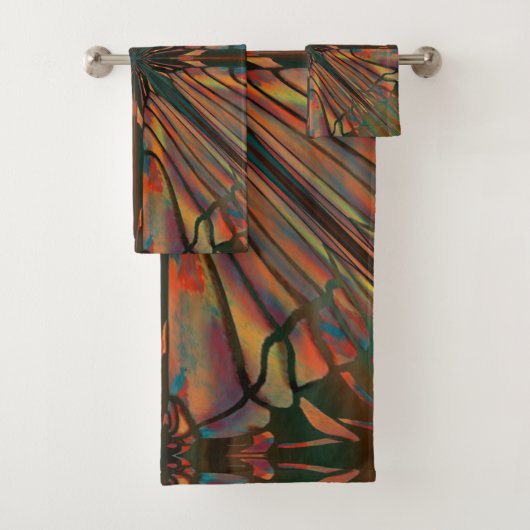 Schaduwen dansen van het Scorpion King Pattern Bad Handdoek (Insitu)