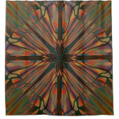 Schaduwen dansen van het Scorpion King Pattern Douchegordijn (Voorkant)