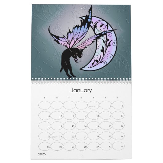 Schaduwen en kosmische katten kalender (Jan 2026)