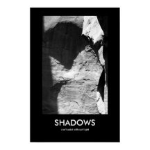 Schaduwen kunnen niet zonder licht bestaan