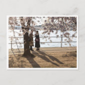 "Schaduwen onder de kersenboom"-briefkaart Briefkaart (Voorkant)