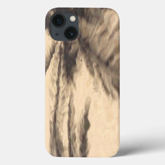 Schaduwen op de zand Case-Mate iPhone case (Achterkant)