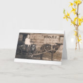 Schaduwen op een geit kaart (Gele Bloem)